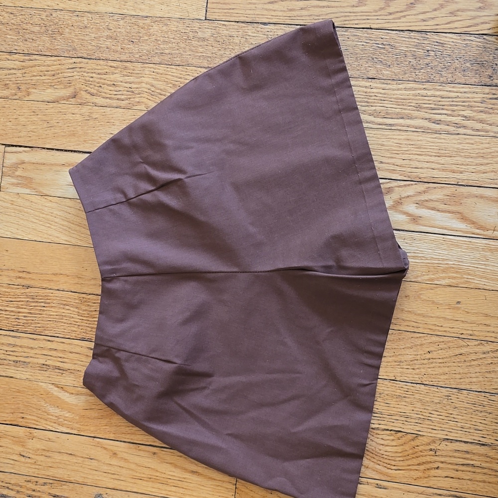 70s Vintage Button-Front Mini Skort Culotte Size Small - Picture 7 of 7